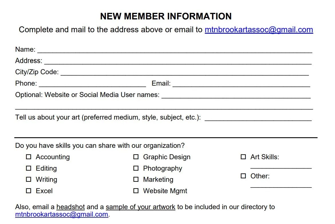 59+ Membership Form Templates For Associations • Glue Up